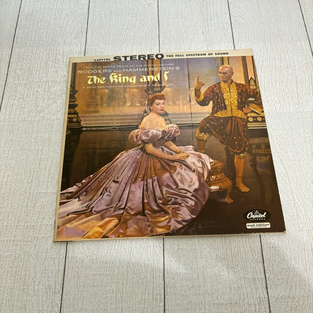 The King and I Soundtrack Vinyl LP 1956 Capitol Records Vintage